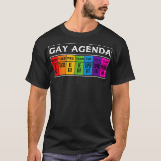 Gay-agenda LGBTQ: gay tacos toppen brunc T Shirt