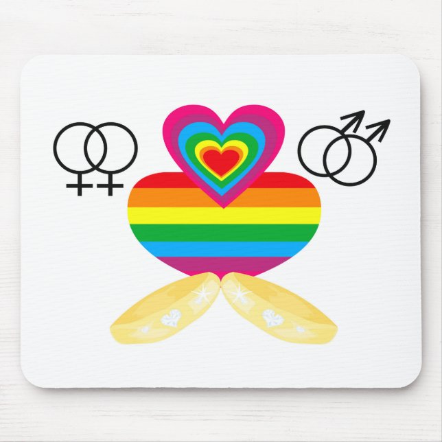 gay-äktenskap musmatta (Framsidan)