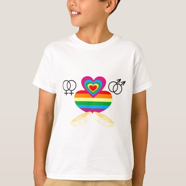 gay-äktenskap tee (Framsida)