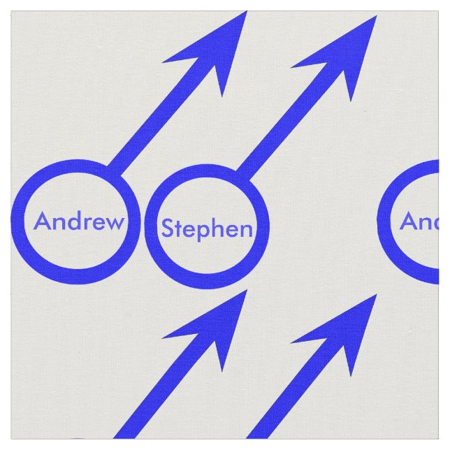 Gay Älskare Anpassade Craft Fabric Tyg (Närbild)