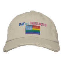 Gay and Fabulous Pride Flagga Baseball Cap