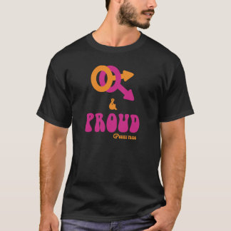 Gay and proud tee shirt