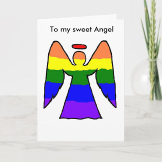 Gay Angel julkort Helgkort