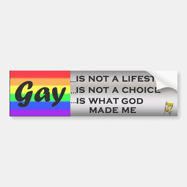 Gay är bildekal (Framsidan)