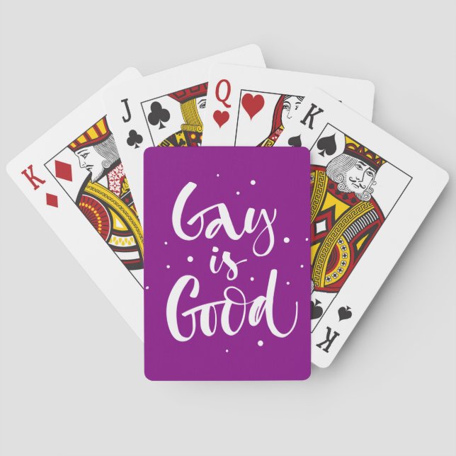 Gay är Bra Casinokort (Baksidan)