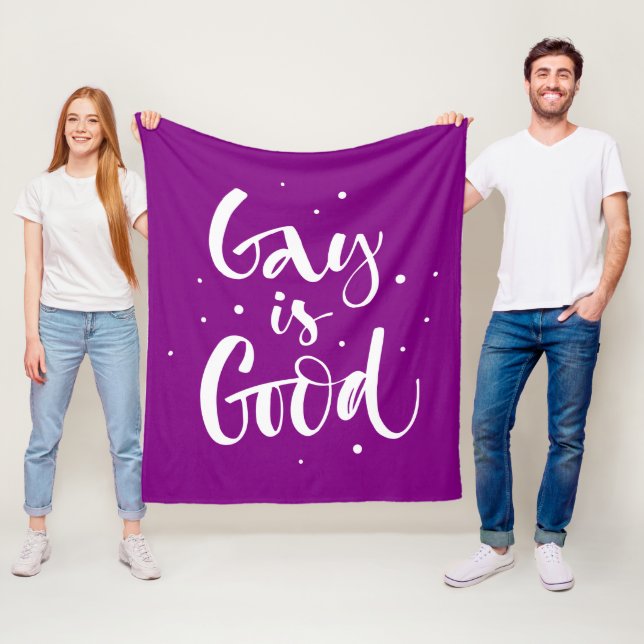 Gay är Bra Fleecefilt (På plats)