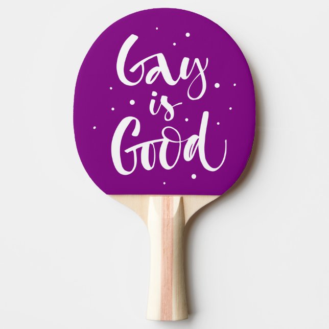 Gay är Bra Pingisracket (Framsidan)
