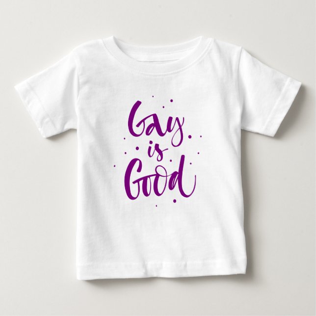 Gay är Bra T Shirt (Framsida)