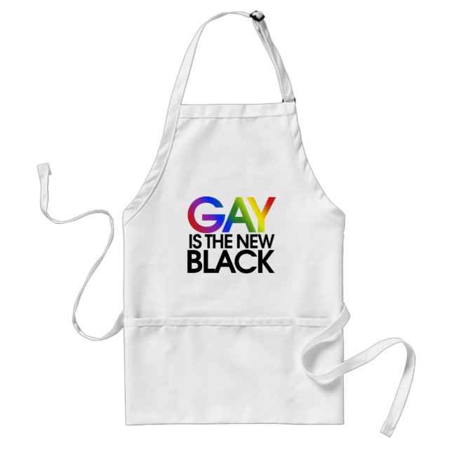 Gay är den nya Black Förkläde (Framsidan)