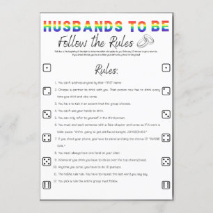 Gay Bachelor Party-spel, följ Regler Inbjudningar
