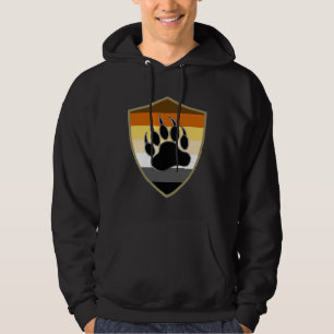 GAY BAR PRIDE BEAR TASS SHIELD HOODIE