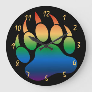 Gay Bear Paw Gorgeous och Dramatisk svart - Klocka