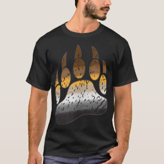 Gay Bear Paw Pride Distressed Tank Top T Shirt