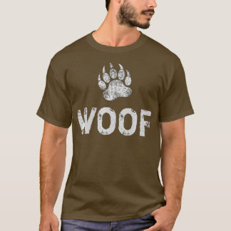 Gay Bear Pride distressed Bear Paw WOOF Premium T Shirt