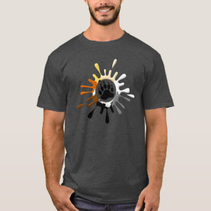 Gay Bear Pride Färger Björn Tass T-shirt