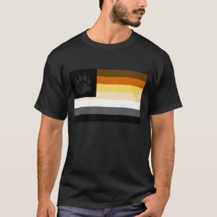Gay Bear Pride Flag Björn Tass T-shirt