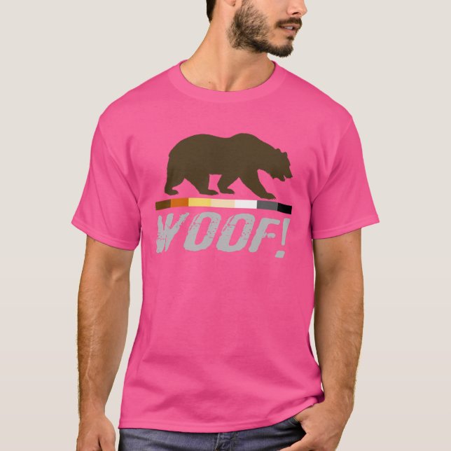 Gay Bear Pride Flagga, nöd VINNA! T Shirt (Framsida)