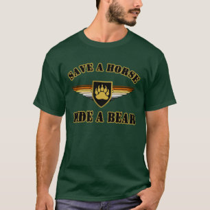 Gay Bear Pride Rädda En Häst Rid En Björn T Shirt