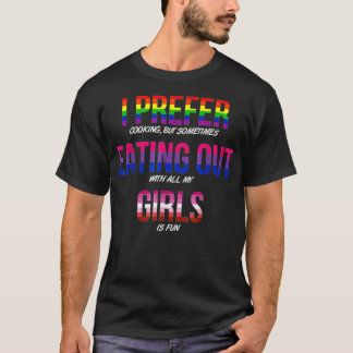 Gay Biseual Lesbisk Pride Flagga LGBTQ Funny LGBT  T Shirt