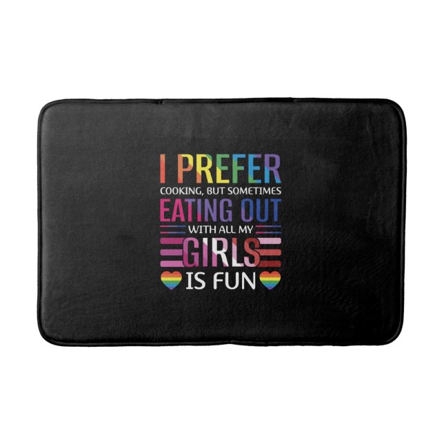 Gay Bisexual Pride Flagga HGBTQ Badrumsmatta (Framsidan)