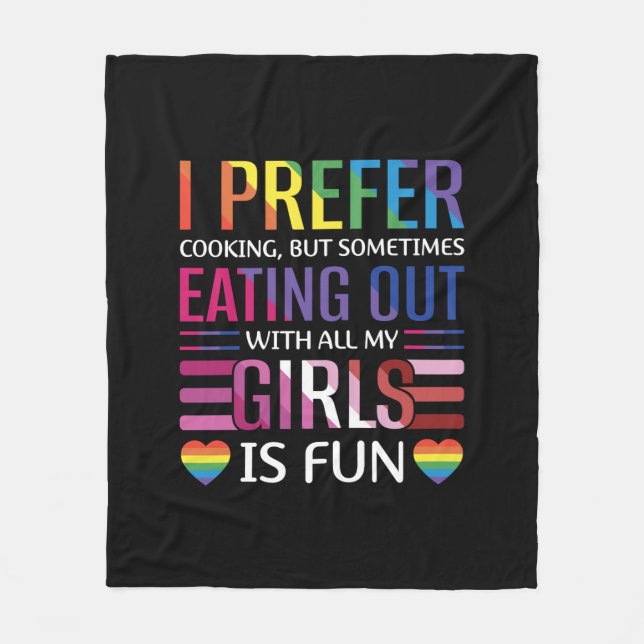 Gay Bisexual Pride Flagga HGBTQ Fleecefilt (Framsidan)