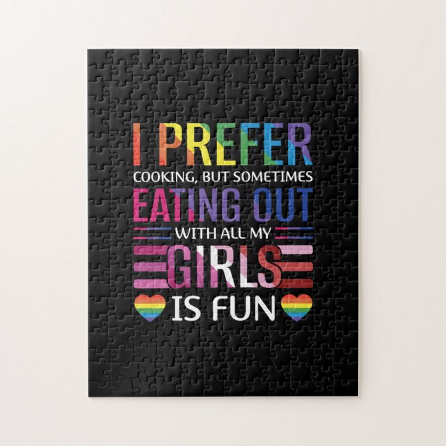 Gay Bisexual Pride Flagga HGBTQ Pussel (Vertikal)