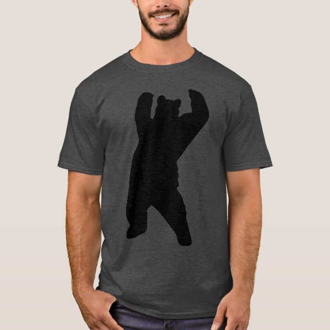 Gay Black Bear LGBT Gay pride Parad T Shirt (Framsida)