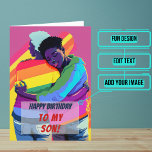 Gay Black Son från Mamma Birthday Kort<br><div class="desc">Har du en son som är HBT ? Söker efter ett sött sätt att säga "Grattis på födelsedagen" till dem och att du kärlekar dem precis som de är och att du är en stödjande förälder? Önskar en mycket Lycklig-födelse - homosexuell på ditt barn med detta HBT-kort inspirerat till födelsedagskort....</div>