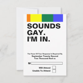 Gay Bröllop Ljud Gay IIm i OSA Kort