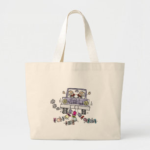 Gay Bröllop Ny gifta totebag Jumbo Tygkasse