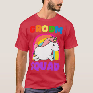GAY BRUDGUMSGRUPP LGBT MOGLIGSÄLJSFEST T SHIRT