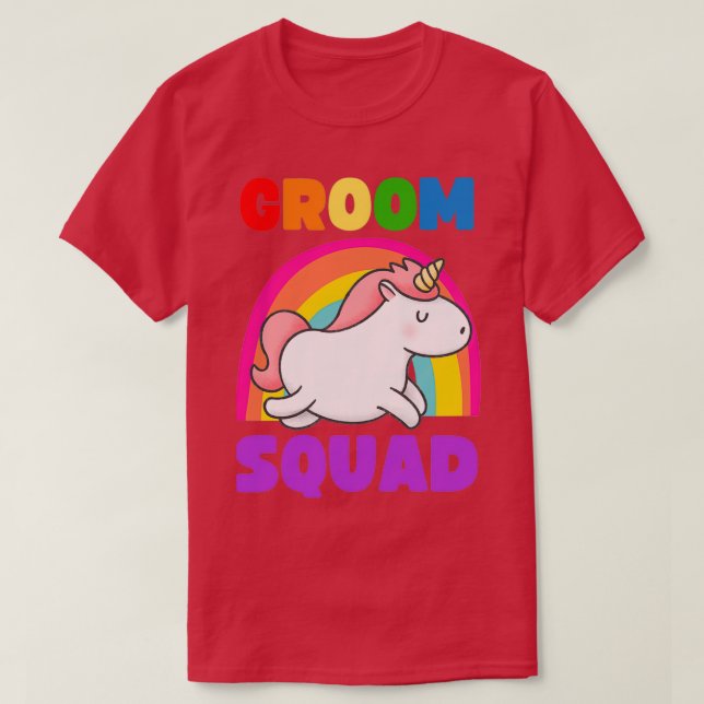 GAY BRUDGUMSTRAPP LGBT MOGENPARTY T SHIRT (Design framsida)