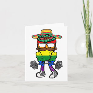 Gay Burrito Workout Cinco De Mayo Lgbt-q Mexican F Kort