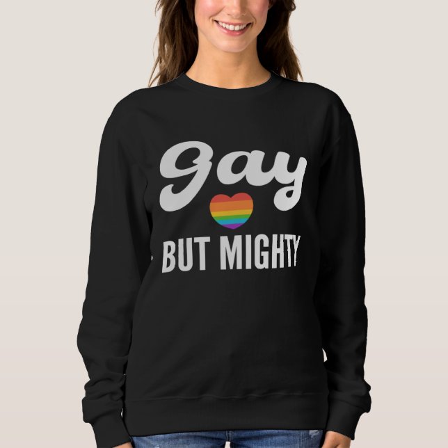 Gay but Mighty Gay And Homosexual Santa Claus T Shirt (Framsida)