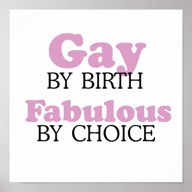 Gay by born Fabulous efter val .png Poster (Framsidan)