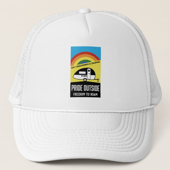 Gay caravan camping keps (Framsida)