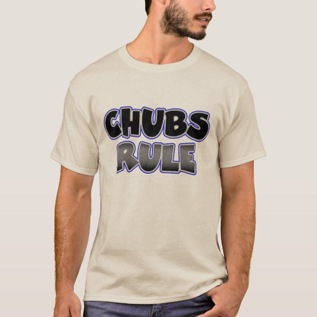 Gay Chubby Chaser Chubs Rule Tröja (Framsida)