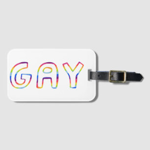 GAY Colorful Coola & Roligt RAINBOW Bagagebricka