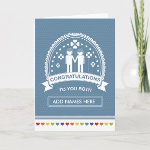 Gay Couple Grattisar Kort
