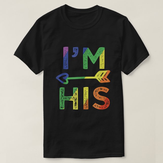 Gay Couple Matching Im Hans HBT-Pride T Shirt (Design framsida)