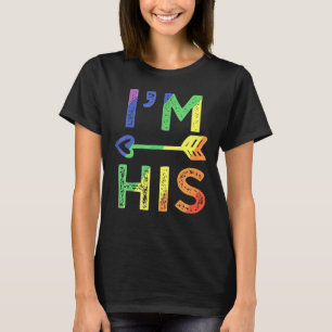 Gay Couple Matching Jag är hans LGBT-Pride T Shirt