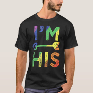 Gay Couple Matching Jag är hans LGBT-Pride T Shirt