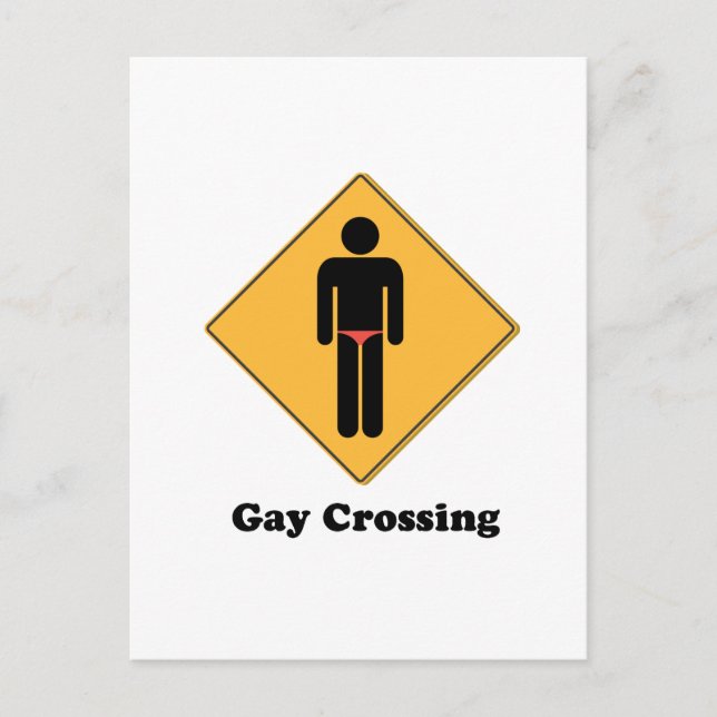 GAY CROSSING VYKORT (Framsida)