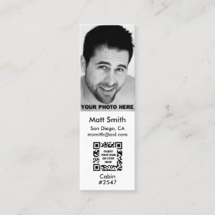 Gay Cruise Card med QR-kod Mini Visitkort