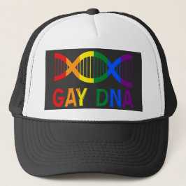 GAY DNA LGBTQ+ Rainbow Pride Keps