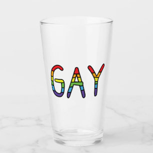 Gay Doodle Design Glaskopp