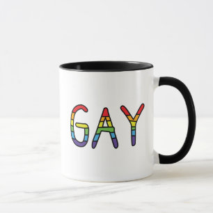 Gay Doodle Design Mugg