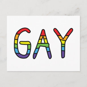 Gay Doodle Design Vykort