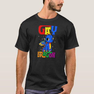 Gay Dragon Cute Trendig Majestic Lgbtq Gay pride T Shirt