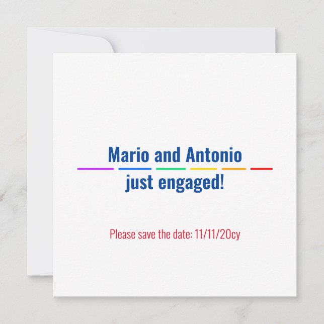 Gay Engaged (Framsida)